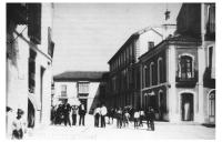 Plaza de las palmeras a principios del siglo XX