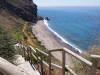 Acceso a la playa de la joya