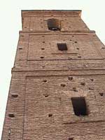 Torre de la Vela, situada en la zona noroeste del edificio